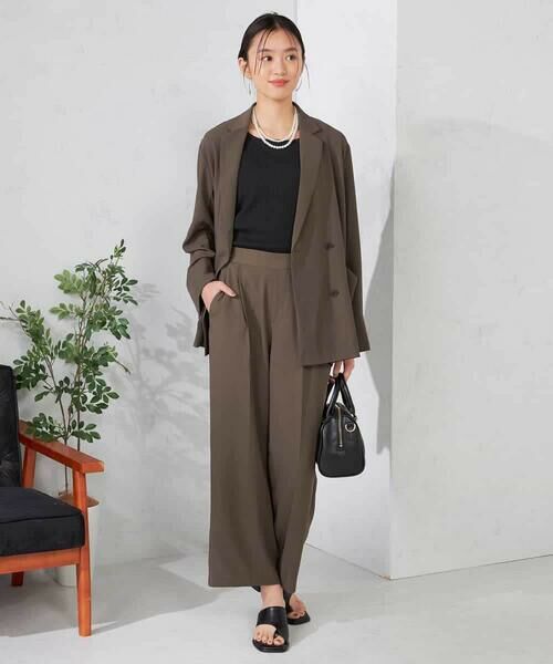 a.v.v / アー・ヴェ・ヴェ その他パンツ | 【接触冷感/UVカット/吸水速乾】美ラクるスッキリ見えワイドパンツ | 詳細4