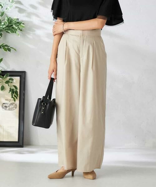 a.v.v / アー・ヴェ・ヴェ その他パンツ | シアーワイドパンツ | 詳細1