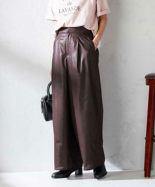 a.v.v / アー・ヴェ・ヴェ その他パンツ | シアーワイドパンツ | 詳細12
