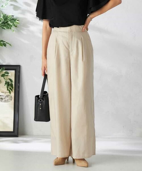 a.v.v / アー・ヴェ・ヴェ その他パンツ | シアーワイドパンツ | 詳細2