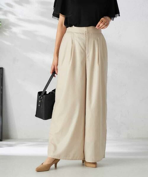 a.v.v / アー・ヴェ・ヴェ その他パンツ | シアーワイドパンツ | 詳細4