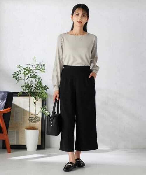 a.v.v / アー・ヴェ・ヴェ その他パンツ | 【マシンウォッシャブル】スエードライクワイドパンツ | 詳細15