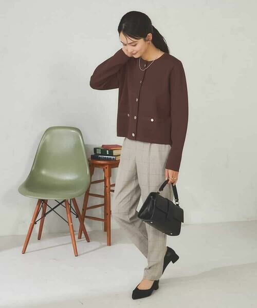 a.v.v / アー・ヴェ・ヴェ チノ・ワークパンツ | 【洗える/イージーケア/ストレッチ/吸水速乾】美ラクるスッキリ見えテーパードパンツ | 詳細19