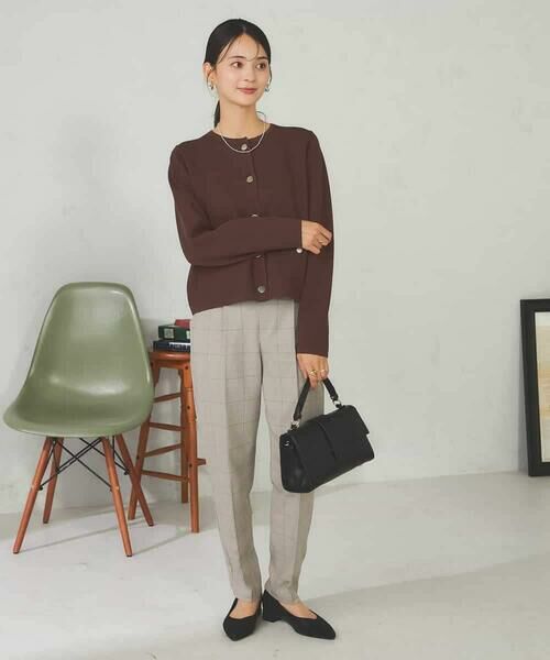 a.v.v / アー・ヴェ・ヴェ チノ・ワークパンツ | 【洗える/イージーケア/ストレッチ/吸水速乾】美ラクるスッキリ見えテーパードパンツ | 詳細22