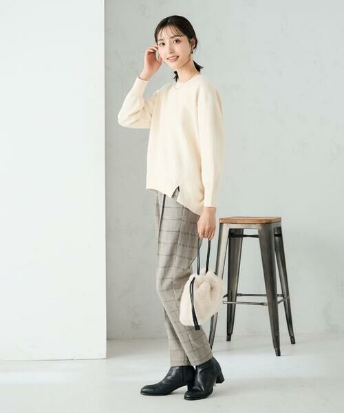 a.v.v / アー・ヴェ・ヴェ チノ・ワークパンツ | 【洗える/イージーケア/ストレッチ/吸水速乾】美ラクるスッキリ見えテーパードパンツ | 詳細25