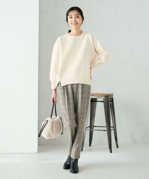 a.v.v / アー・ヴェ・ヴェ チノ・ワークパンツ | 【洗える/イージーケア/ストレッチ/吸水速乾】美ラクるスッキリ見えテーパードパンツ | 詳細26