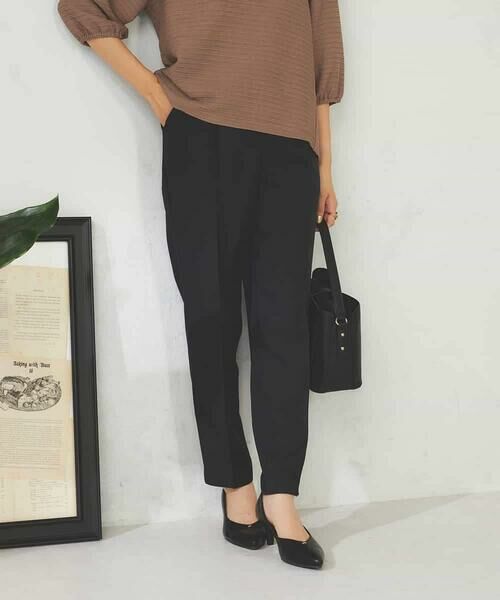 a.v.v / アー・ヴェ・ヴェ チノ・ワークパンツ | 【洗える/イージーケア/ストレッチ/吸水速乾】美ラクるスッキリ見えテーパードパンツ | 詳細30