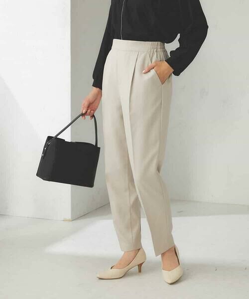 a.v.v / アー・ヴェ・ヴェ チノ・ワークパンツ | 【洗える/イージーケア/ストレッチ/吸水速乾】美ラクるスッキリ見えテーパードパンツ | 詳細7