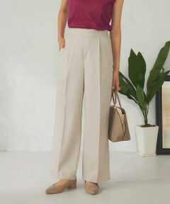 a.v.v / アー・ヴェ・ヴェ その他パンツ | 【洗える/イージーケア/ストレッチ/吸水速乾】美ラクるスッキリ見えワイドパンツ