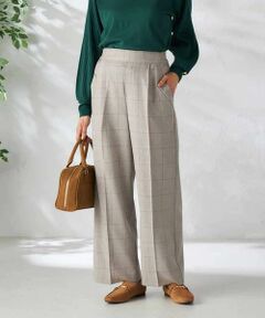 a.v.v / アー・ヴェ・ヴェ その他パンツ | 【洗える/イージーケア/ストレッチ/吸水速乾】美ラクるスッキリ見えワイドパンツ