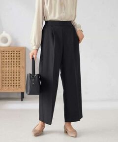 a.v.v / アー・ヴェ・ヴェ その他パンツ | 【洗える/イージーケア/ストレッチ/吸水速乾】美ラクるスッキリ見えワイドパンツ