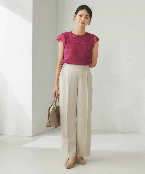 a.v.v / アー・ヴェ・ヴェ その他パンツ | 【洗える/イージーケア/ストレッチ/吸水速乾】美ラクるスッキリ見えワイドパンツ | 詳細11