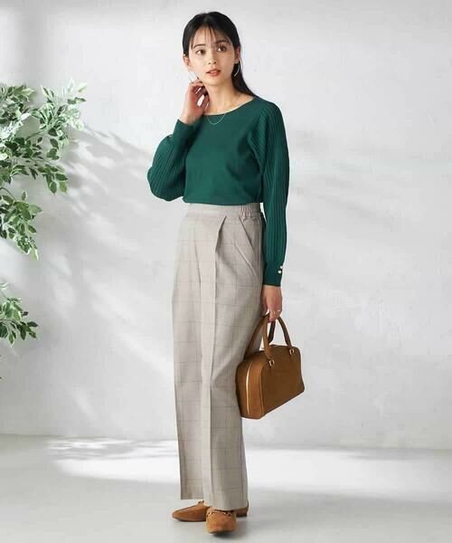 a.v.v / アー・ヴェ・ヴェ その他パンツ | 【洗える/イージーケア/ストレッチ/吸水速乾】美ラクるスッキリ見えワイドパンツ | 詳細25