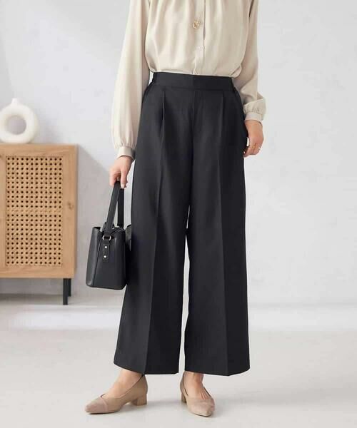 a.v.v / アー・ヴェ・ヴェ その他パンツ | 【洗える/イージーケア/ストレッチ/吸水速乾】美ラクるスッキリ見えワイドパンツ | 詳細28