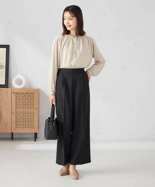 a.v.v / アー・ヴェ・ヴェ その他パンツ | 【洗える/イージーケア/ストレッチ/吸水速乾】美ラクるスッキリ見えワイドパンツ | 詳細29