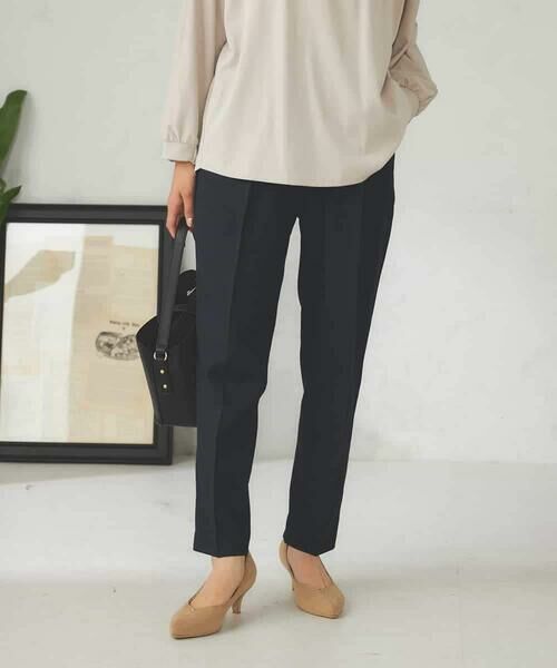 a.v.v / アー・ヴェ・ヴェ チノ・ワークパンツ | 【洗える/イージーケア/ストレッチ/吸水速乾】美ラクるイージーテーパードパンツ | 詳細1