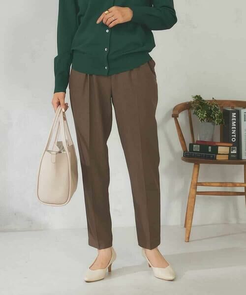 a.v.v / アー・ヴェ・ヴェ チノ・ワークパンツ | 【洗える/イージーケア/ストレッチ/吸水速乾】美ラクるイージーテーパードパンツ | 詳細10