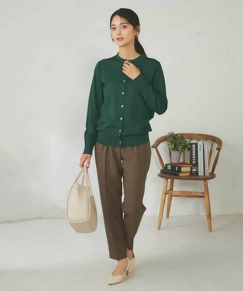 a.v.v / アー・ヴェ・ヴェ チノ・ワークパンツ | 【洗える/イージーケア/ストレッチ/吸水速乾】美ラクるイージーテーパードパンツ | 詳細12