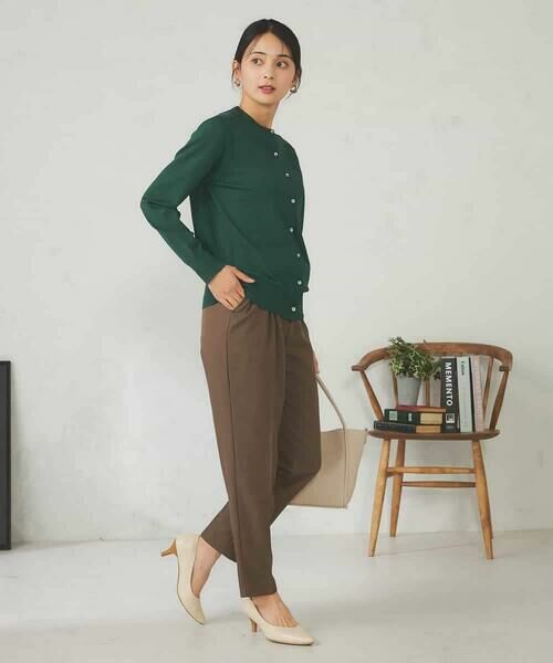 a.v.v / アー・ヴェ・ヴェ チノ・ワークパンツ | 【洗える/イージーケア/ストレッチ/吸水速乾】美ラクるイージーテーパードパンツ | 詳細14