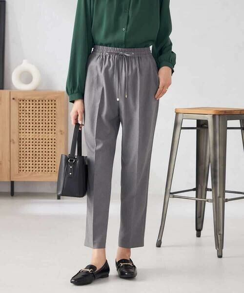 a.v.v / アー・ヴェ・ヴェ チノ・ワークパンツ | 【洗える/イージーケア/ストレッチ/吸水速乾】美ラクるイージーテーパードパンツ | 詳細16