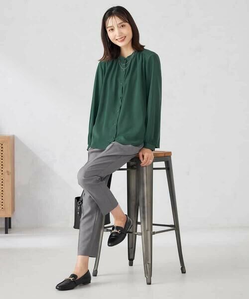 a.v.v / アー・ヴェ・ヴェ チノ・ワークパンツ | 【洗える/イージーケア/ストレッチ/吸水速乾】美ラクるイージーテーパードパンツ | 詳細23