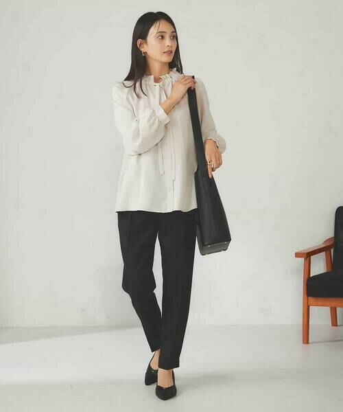 a.v.v / アー・ヴェ・ヴェ チノ・ワークパンツ | 【洗える/イージーケア/ストレッチ/吸水速乾】美ラクるイージーテーパードパンツ | 詳細26