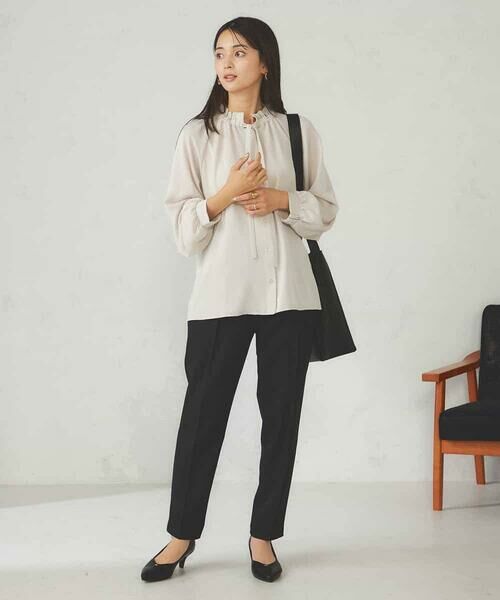 a.v.v / アー・ヴェ・ヴェ チノ・ワークパンツ | 【洗える/イージーケア/ストレッチ/吸水速乾】美ラクるイージーテーパードパンツ | 詳細29