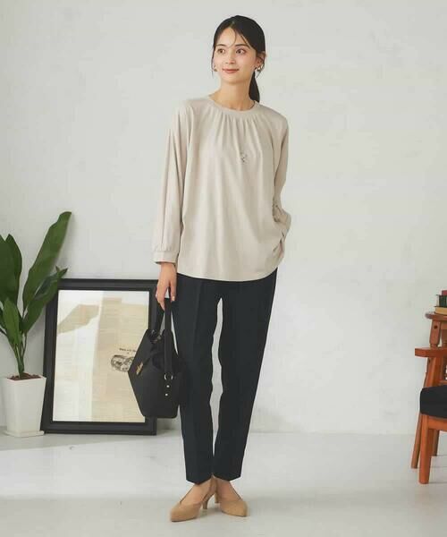 a.v.v / アー・ヴェ・ヴェ チノ・ワークパンツ | 【洗える/イージーケア/ストレッチ/吸水速乾】美ラクるイージーテーパードパンツ | 詳細3