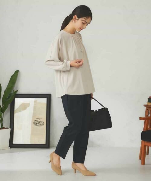 a.v.v / アー・ヴェ・ヴェ チノ・ワークパンツ | 【洗える/イージーケア/ストレッチ/吸水速乾】美ラクるイージーテーパードパンツ | 詳細6