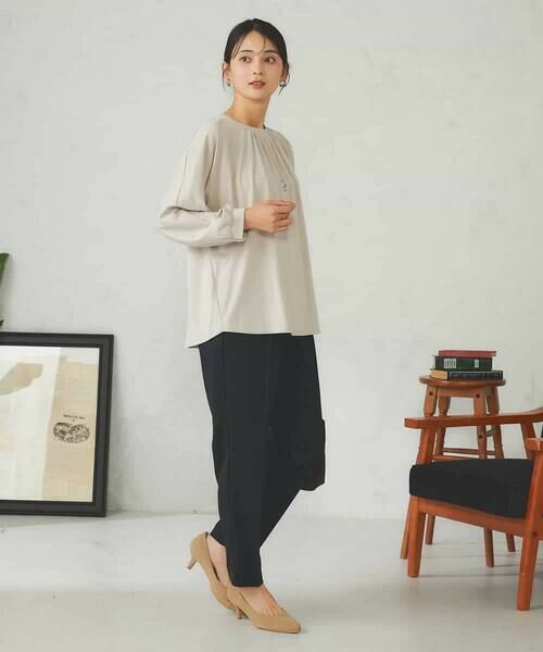 a.v.v / アー・ヴェ・ヴェ チノ・ワークパンツ | 【洗える/イージーケア/ストレッチ/吸水速乾】美ラクるイージーテーパードパンツ | 詳細7