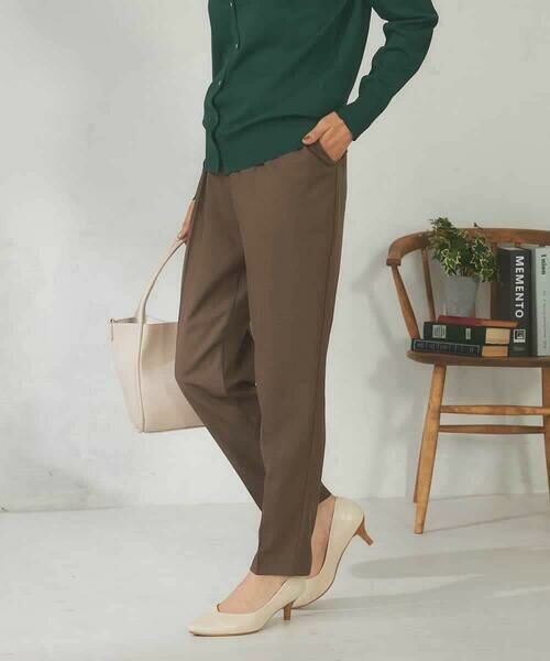 a.v.v / アー・ヴェ・ヴェ チノ・ワークパンツ | 【洗える/イージーケア/ストレッチ/吸水速乾】美ラクるイージーテーパードパンツ | 詳細9