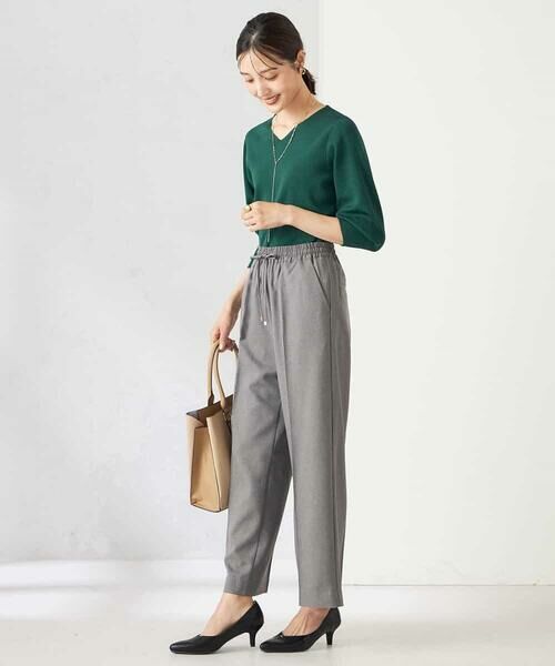 a.v.v / アー・ヴェ・ヴェ その他パンツ | 【洗える/イージーケア/ストレッチ/吸水速乾】美ラクるイージーワイドパンツ | 詳細17