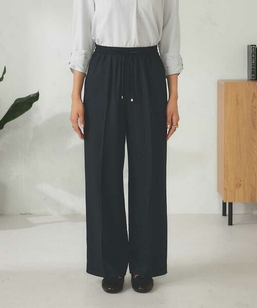 a.v.v / アー・ヴェ・ヴェ その他パンツ | 【洗える/イージーケア/ストレッチ/吸水速乾】美ラクるイージーワイドパンツ | 詳細25
