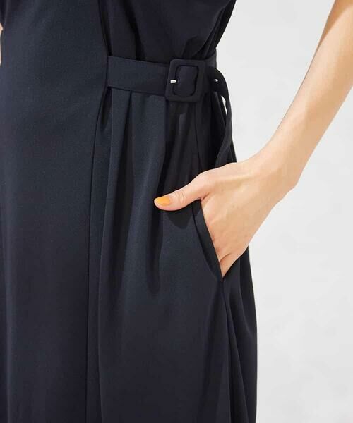 a.v.v / アー・ヴェ・ヴェ ロング・マキシ丈ワンピース | 【UVカット/速乾/イージーケア】ウエストベルトフレアワンピース | 詳細17