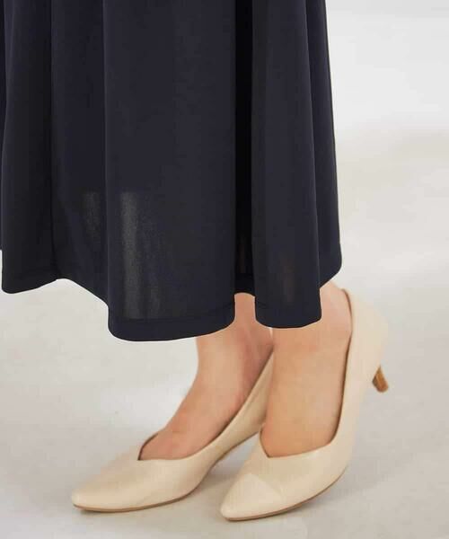 a.v.v / アー・ヴェ・ヴェ ロング・マキシ丈ワンピース | 【UVカット/速乾/イージーケア】ウエストベルトフレアワンピース | 詳細18