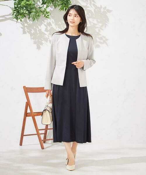 a.v.v / アー・ヴェ・ヴェ ロング・マキシ丈ワンピース | 【UVカット/速乾/イージーケア】ウエストベルトフレアワンピース | 詳細5