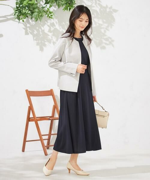 a.v.v / アー・ヴェ・ヴェ ロング・マキシ丈ワンピース | 【UVカット/速乾/イージーケア】ウエストベルトフレアワンピース | 詳細6