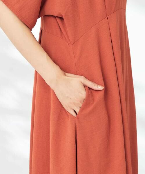 a.v.v / アー・ヴェ・ヴェ ロング・マキシ丈ワンピース | 【接触冷感/洗える/ストレッチ/UVカット】ウエスト切り替えドルマンワンピース | 詳細20