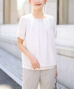 a.v.v / アー・ヴェ・ヴェ シャツ・ブラウス | メタルパーツレイヤードブラウス