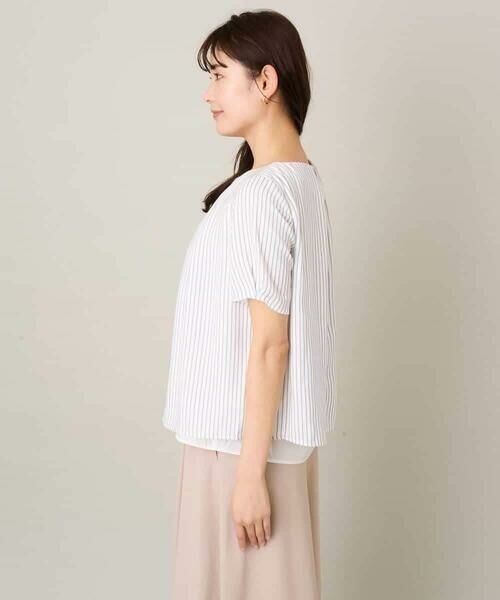 a.v.v / アー・ヴェ・ヴェ シャツ・ブラウス | メタルパーツレイヤードブラウス | 詳細24