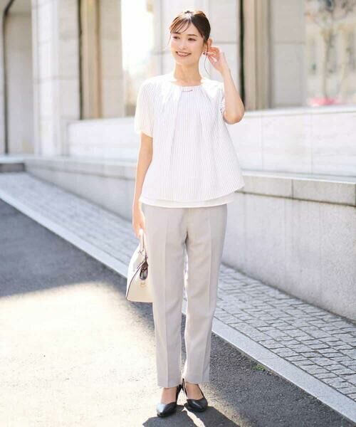 a.v.v / アー・ヴェ・ヴェ シャツ・ブラウス | メタルパーツレイヤードブラウス | 詳細4