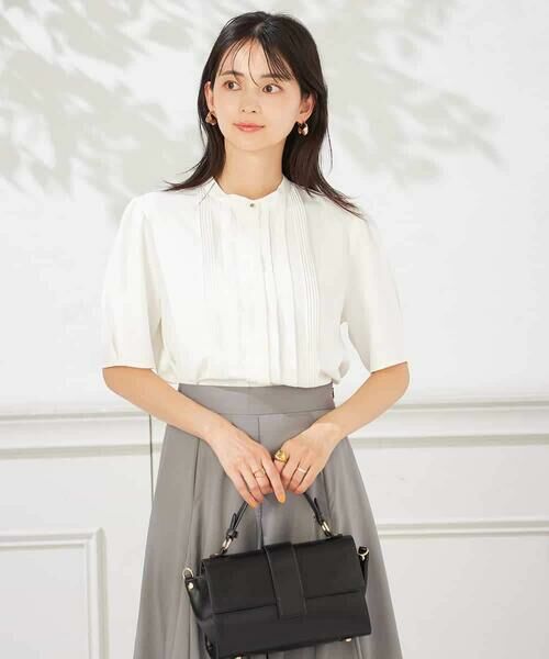 a.v.v / アー・ヴェ・ヴェ シャツ・ブラウス | 【洗える】ピンタックブラウス | 詳細1