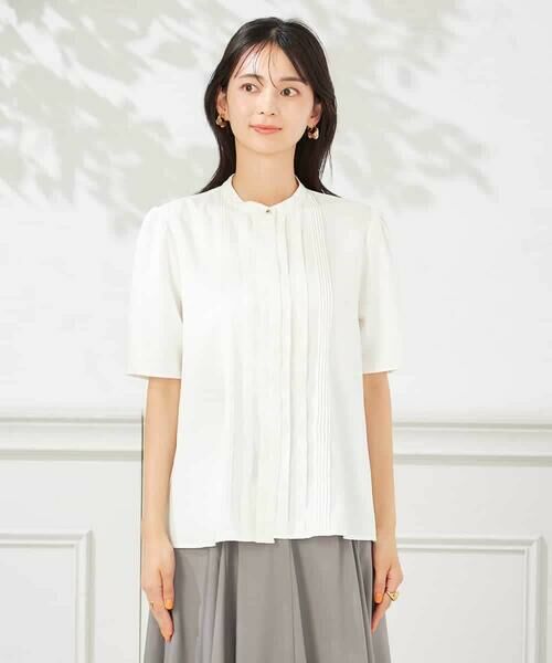 a.v.v / アー・ヴェ・ヴェ シャツ・ブラウス | 【洗える】ピンタックブラウス | 詳細7