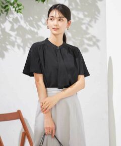 a.v.v / アー・ヴェ・ヴェ シャツ・ブラウス | 【洗える】ドビードットラッフルブラウス