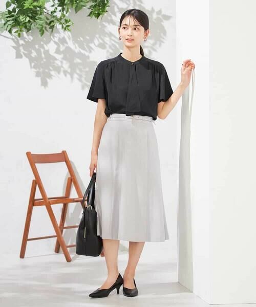 a.v.v / アー・ヴェ・ヴェ シャツ・ブラウス | 【洗える】ドビードットラッフルブラウス | 詳細11