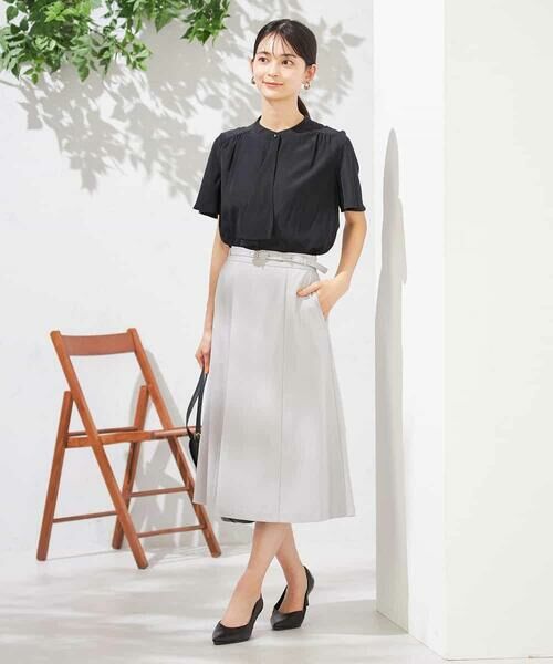 a.v.v / アー・ヴェ・ヴェ シャツ・ブラウス | 【洗える】ドビードットラッフルブラウス | 詳細12