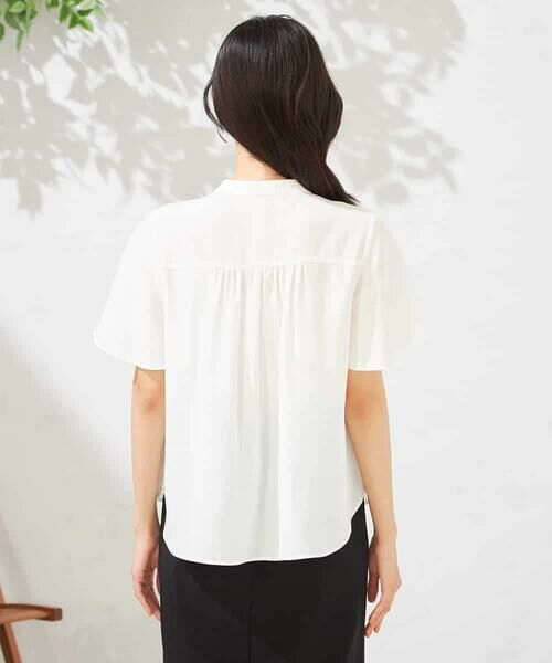 a.v.v / アー・ヴェ・ヴェ シャツ・ブラウス | 【洗える】ドビードットラッフルブラウス | 詳細17