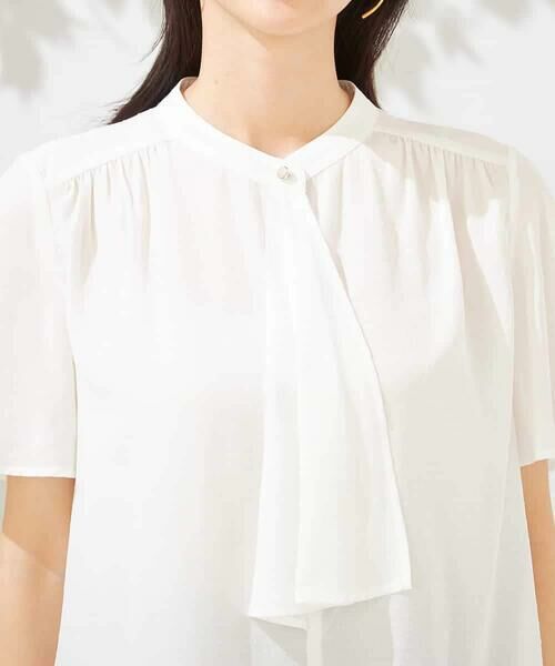 a.v.v / アー・ヴェ・ヴェ シャツ・ブラウス | 【洗える】ドビードットラッフルブラウス | 詳細18