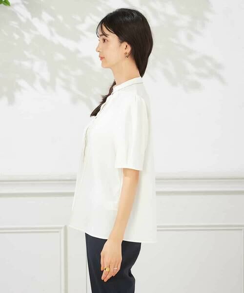 a.v.v / アー・ヴェ・ヴェ シャツ・ブラウス | 【洗える】配色ピンタックブラウス | 詳細14