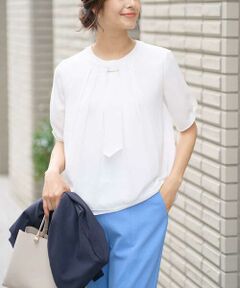 a.v.v / アー・ヴェ・ヴェ シャツ・ブラウス | ボウタイ2wayメタルチャーム付きブラウス